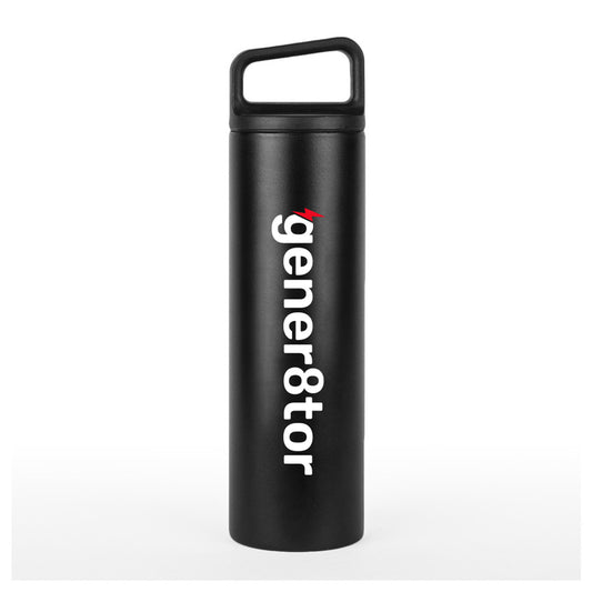 Gener8tor MiiR 20 oz Vacuum Insulated Wide Mouth Bottle - Black