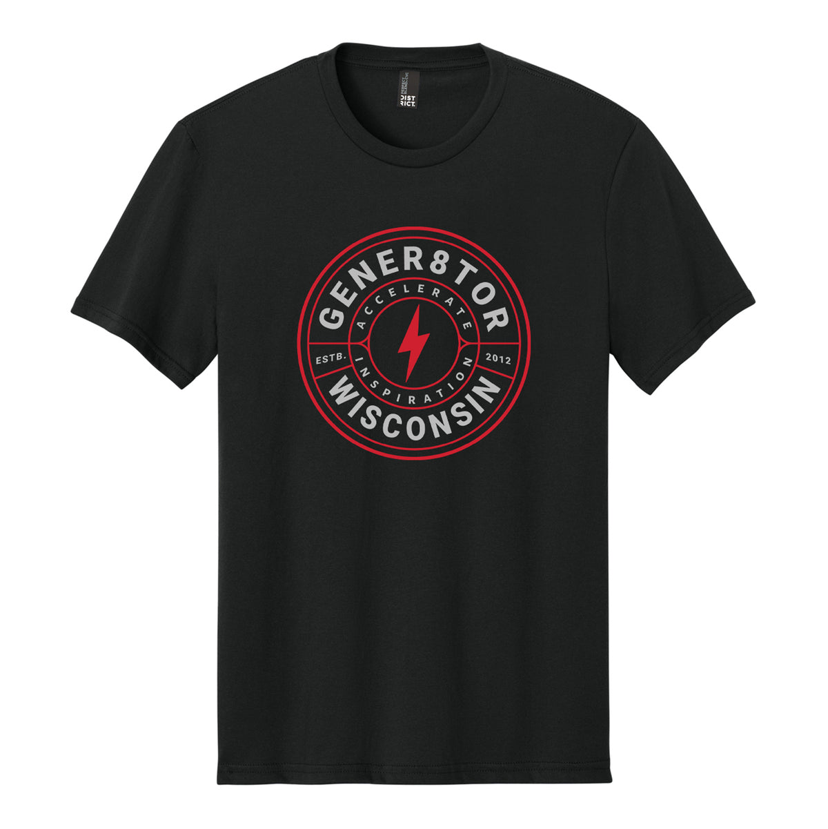 Gener8tor Badge T-Shirt - Black