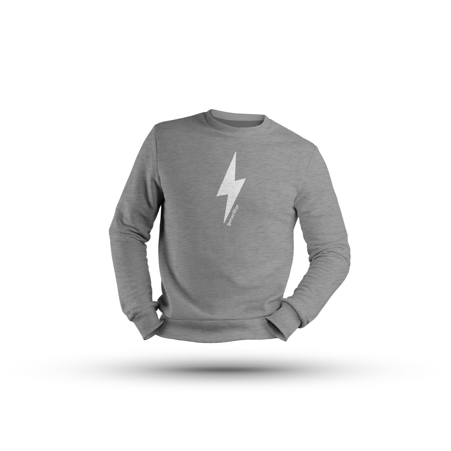 gener8tor Unisex Sweatshirt- Grey CLEARANCE